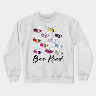 Bee LGBT Pride Bee Kind Crewneck Sweatshirt